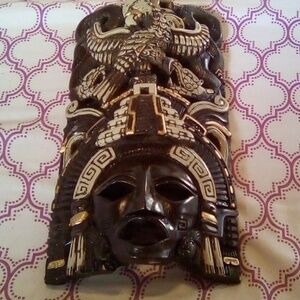 Aztech Warrior Mask Home Decor
